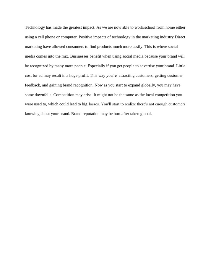 Week 6 Reflection Paper