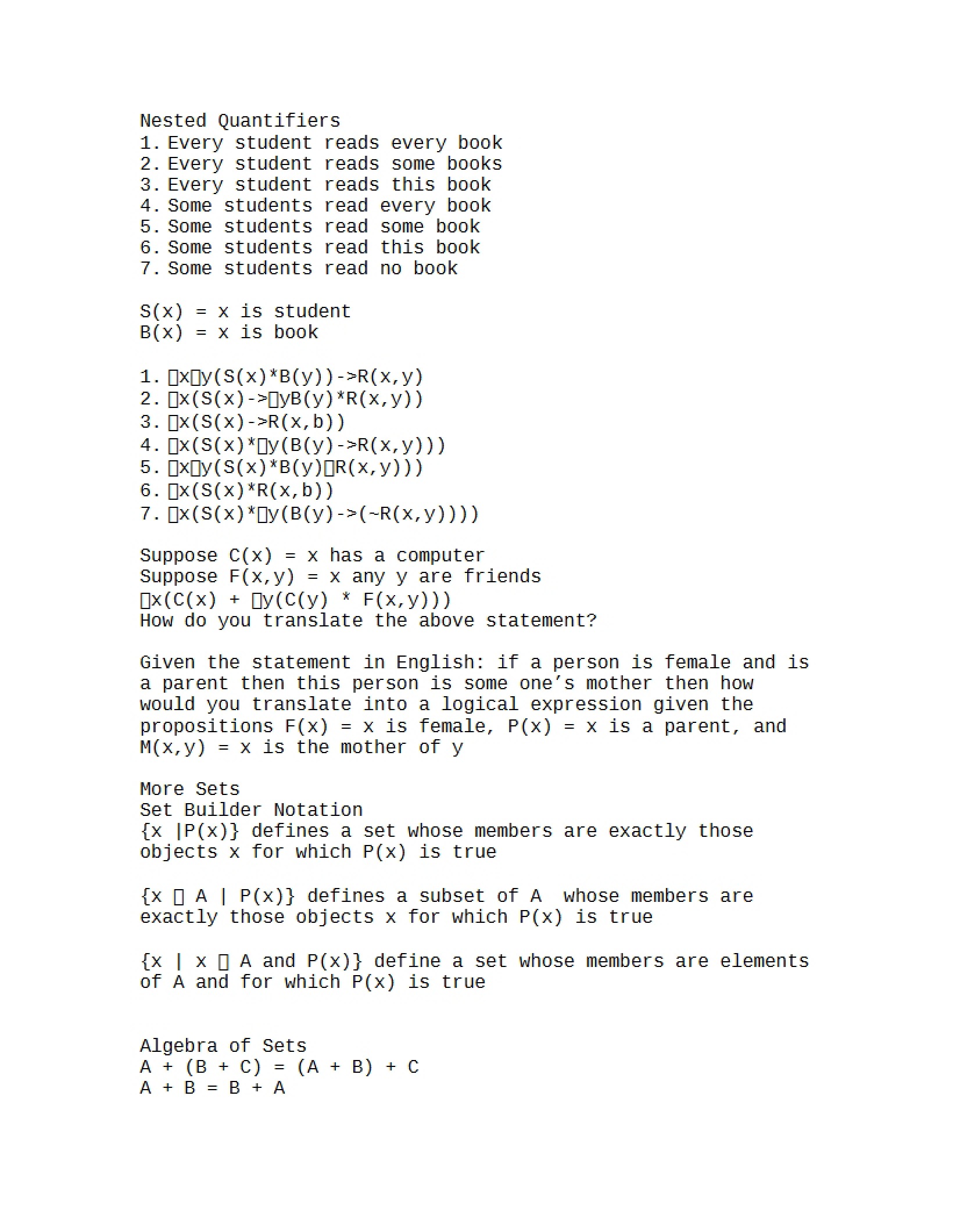 Math for Programmers Lecture Notes 3