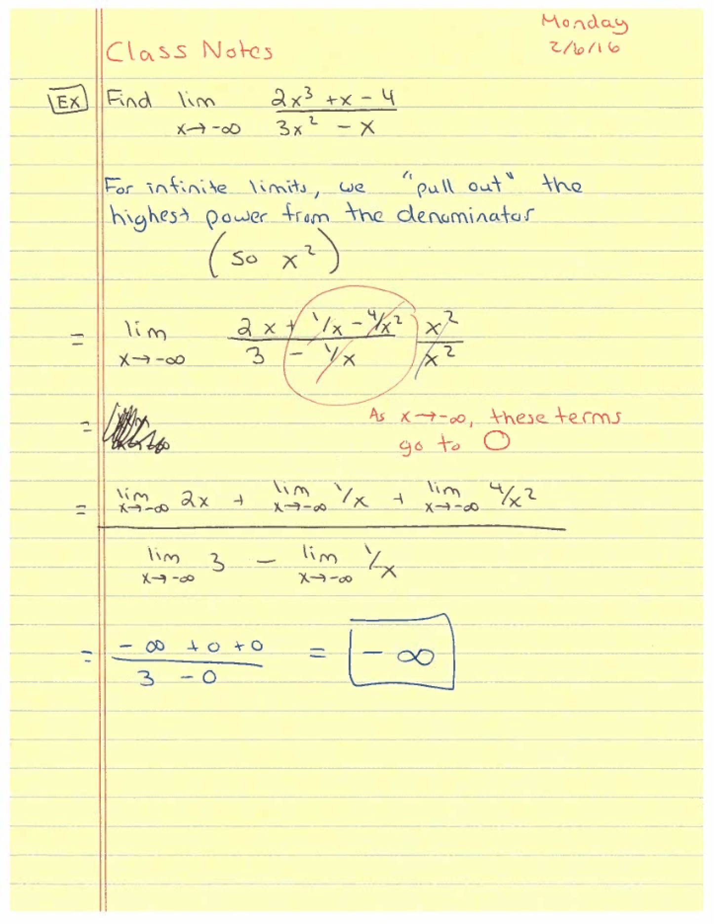 Math 234 Notes Feb 06, 2017