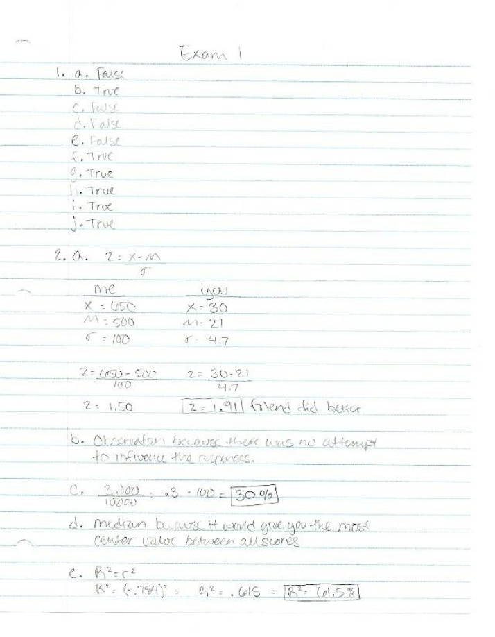 MATH119 Exam 1