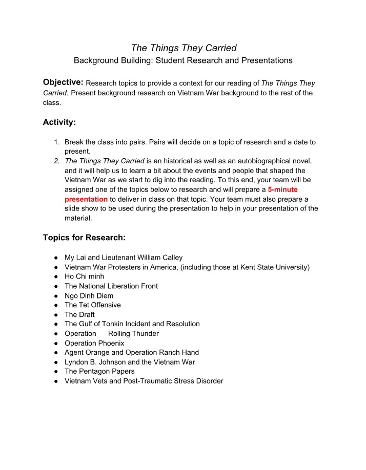 Course Document T Part 2