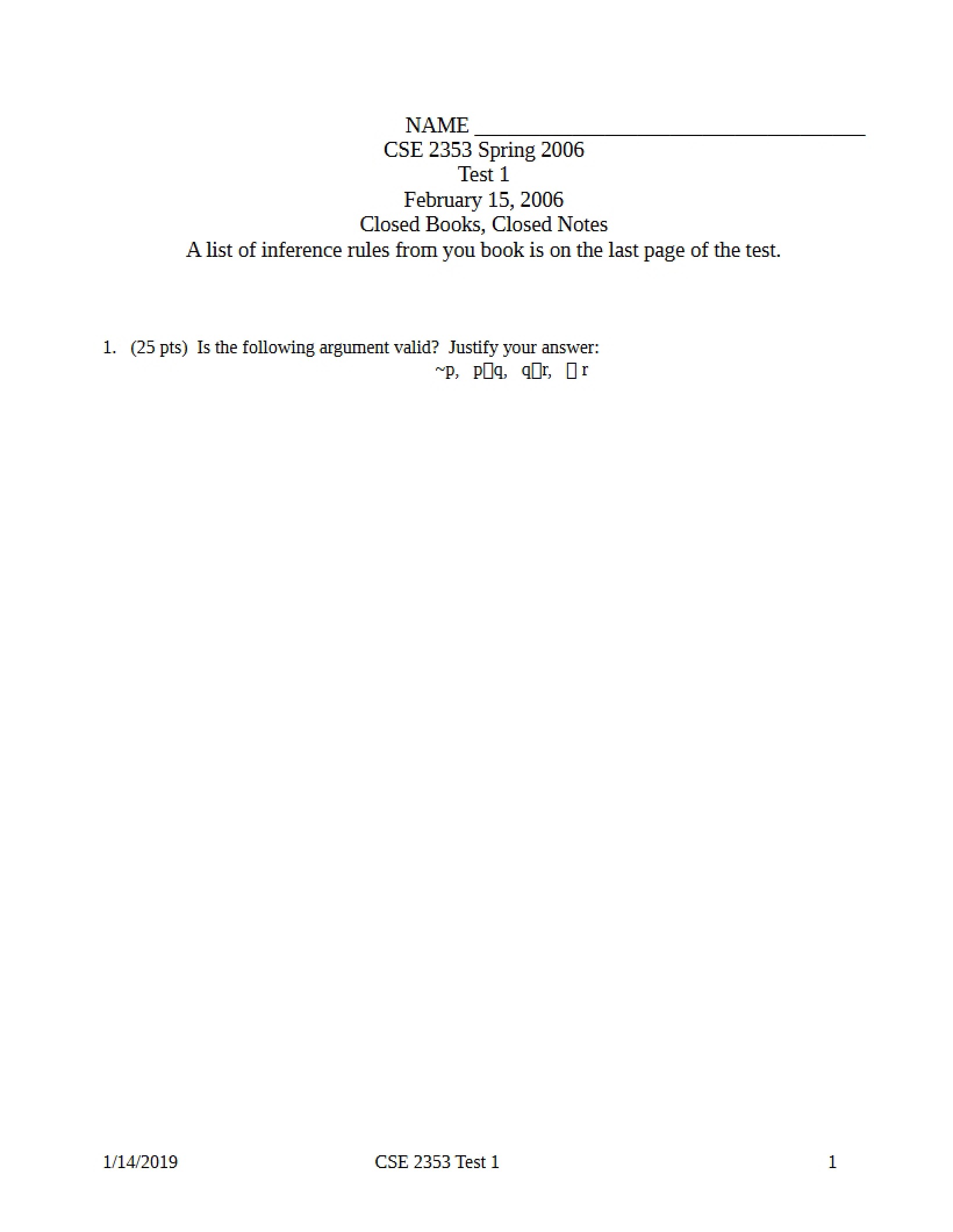 Exam Preparation Guide