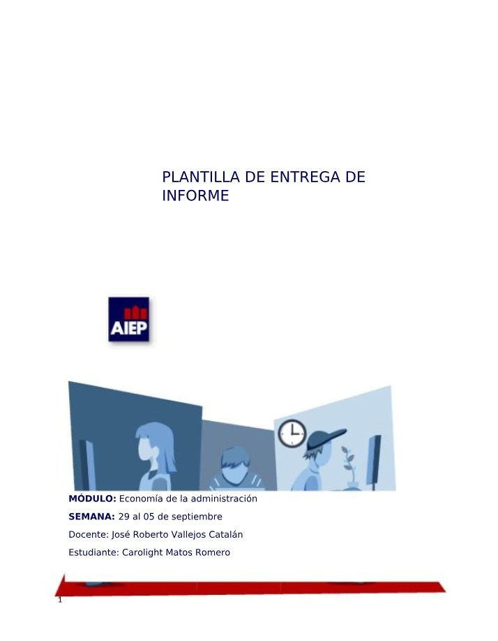 Informe sobre Economía de la Administración