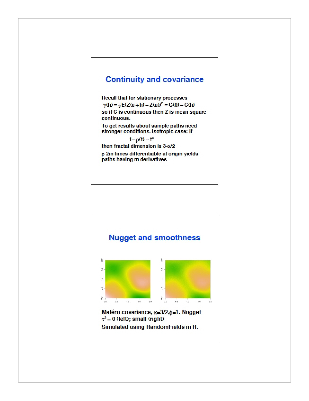 Presentation Notes