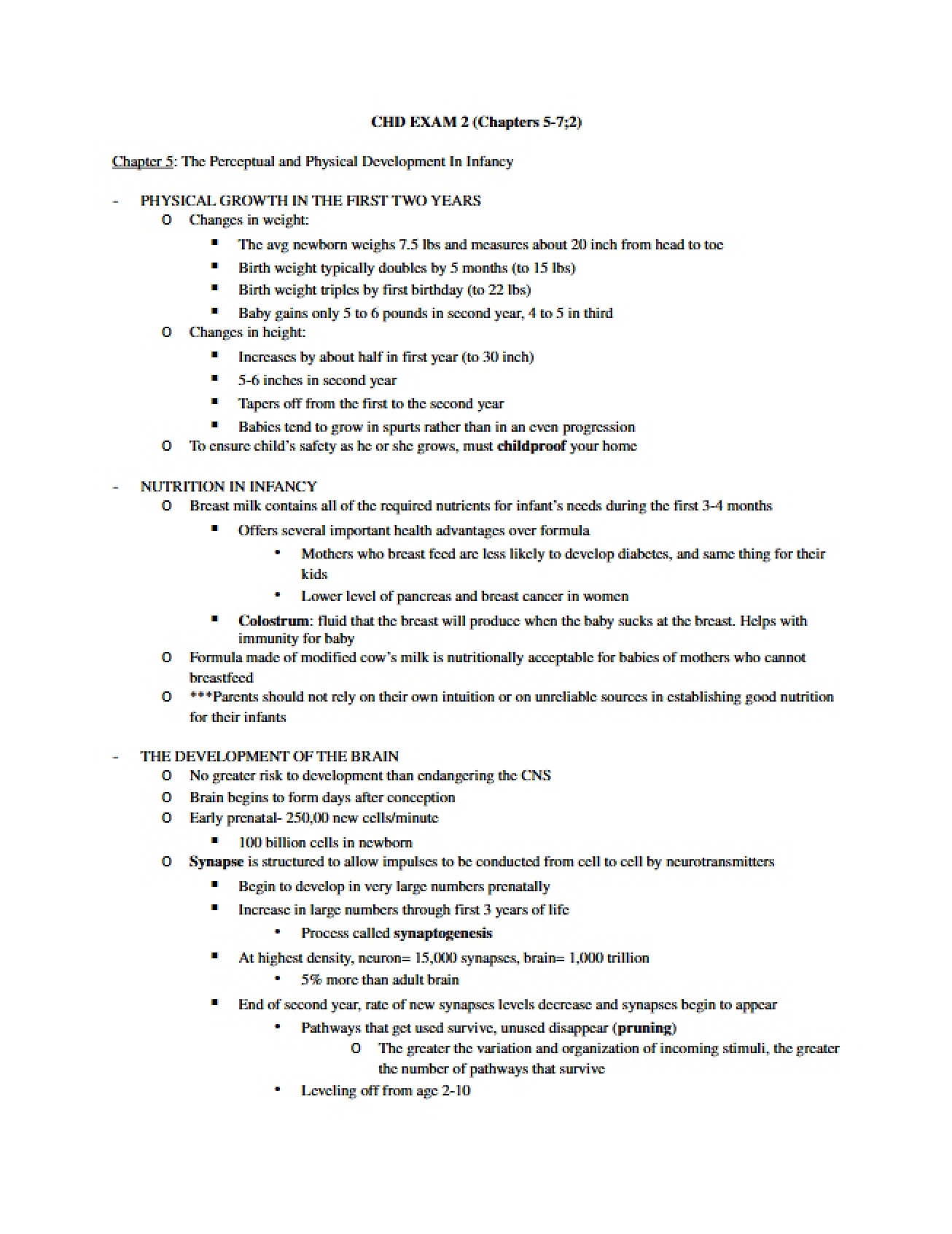 Exam Two Materials - Part 2