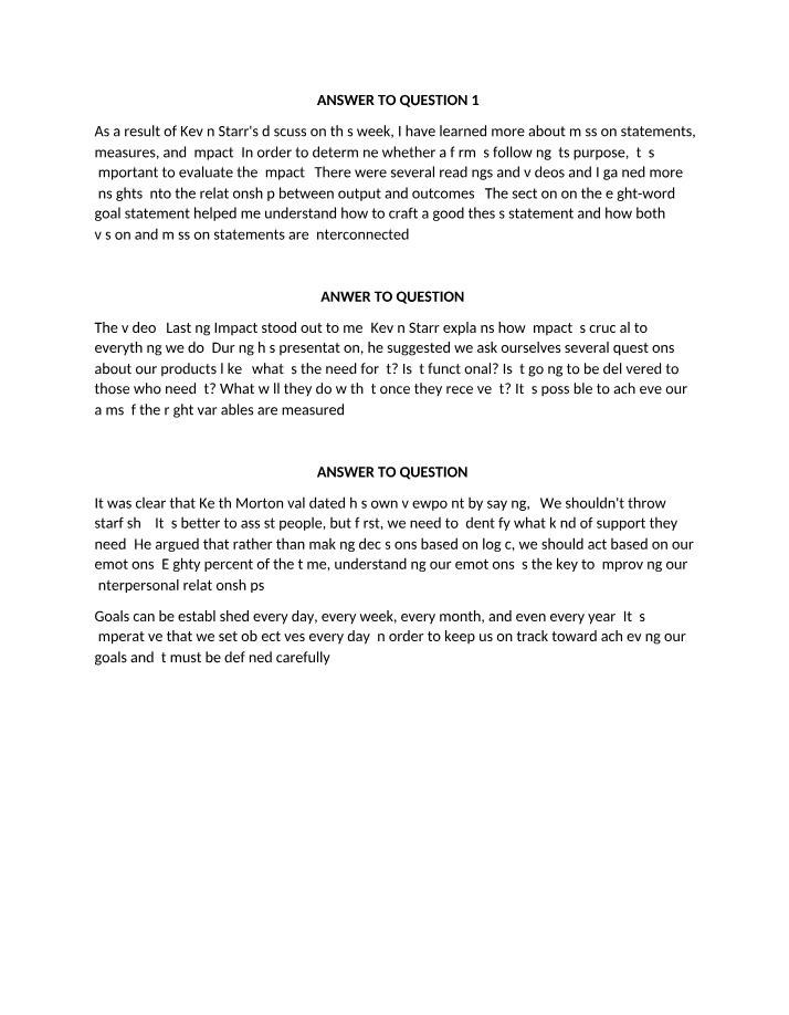 Crafting Impactful Thesis and Mission Statements