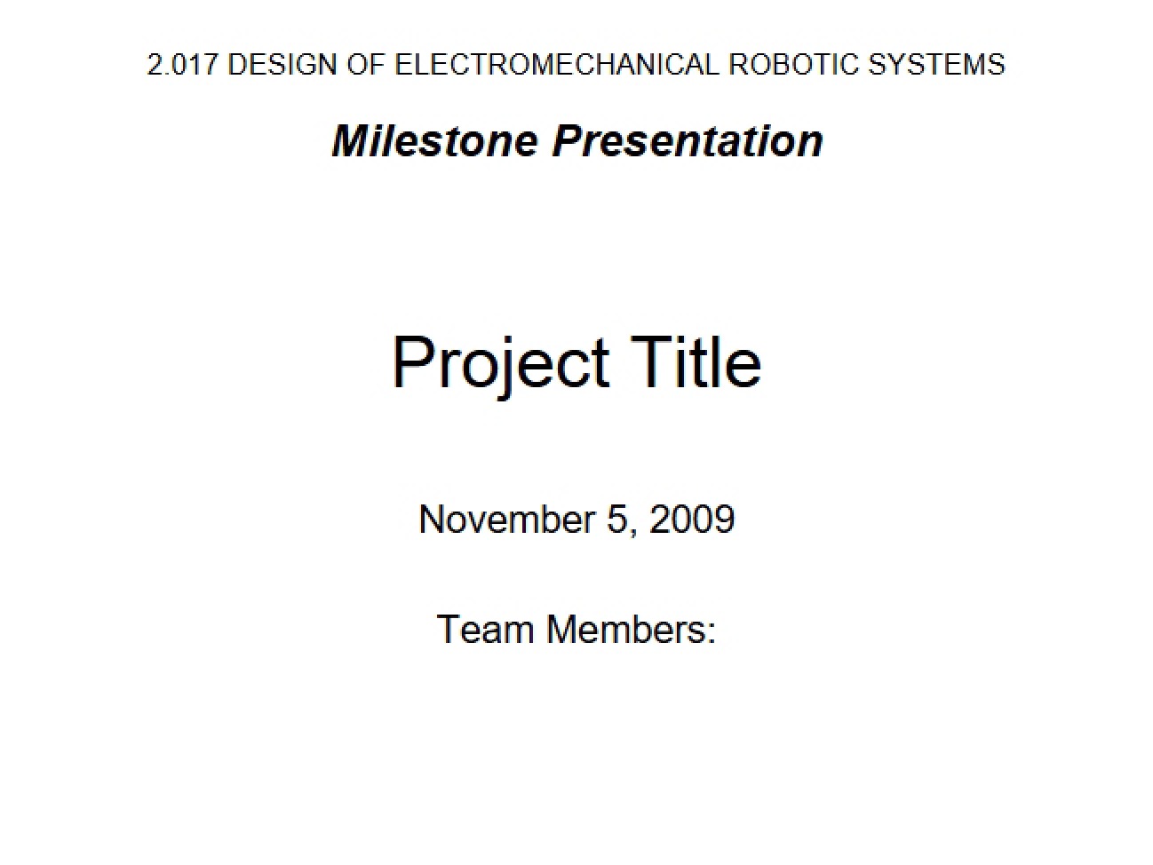 Robotic Systems Study Notes 1