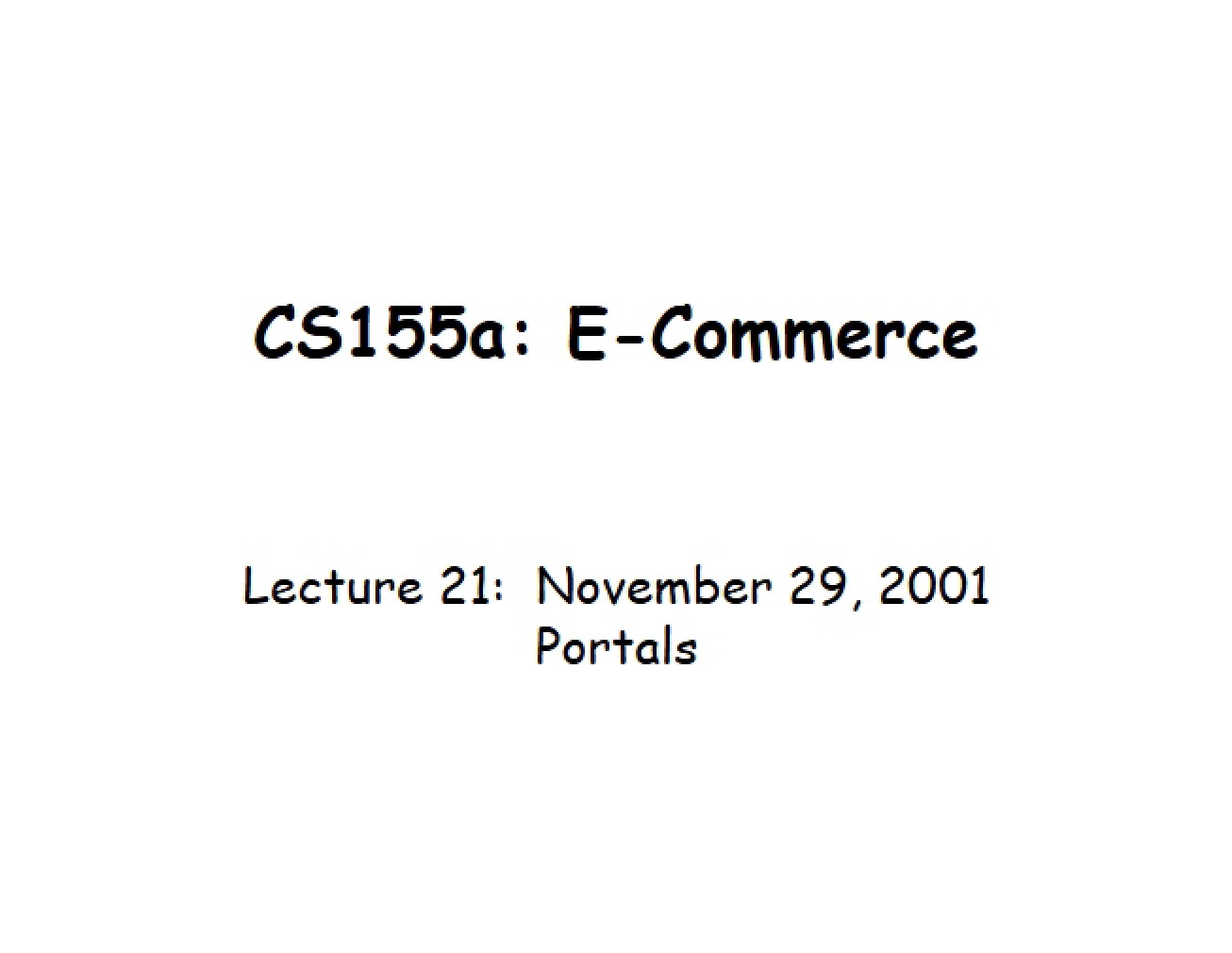 Web Portals