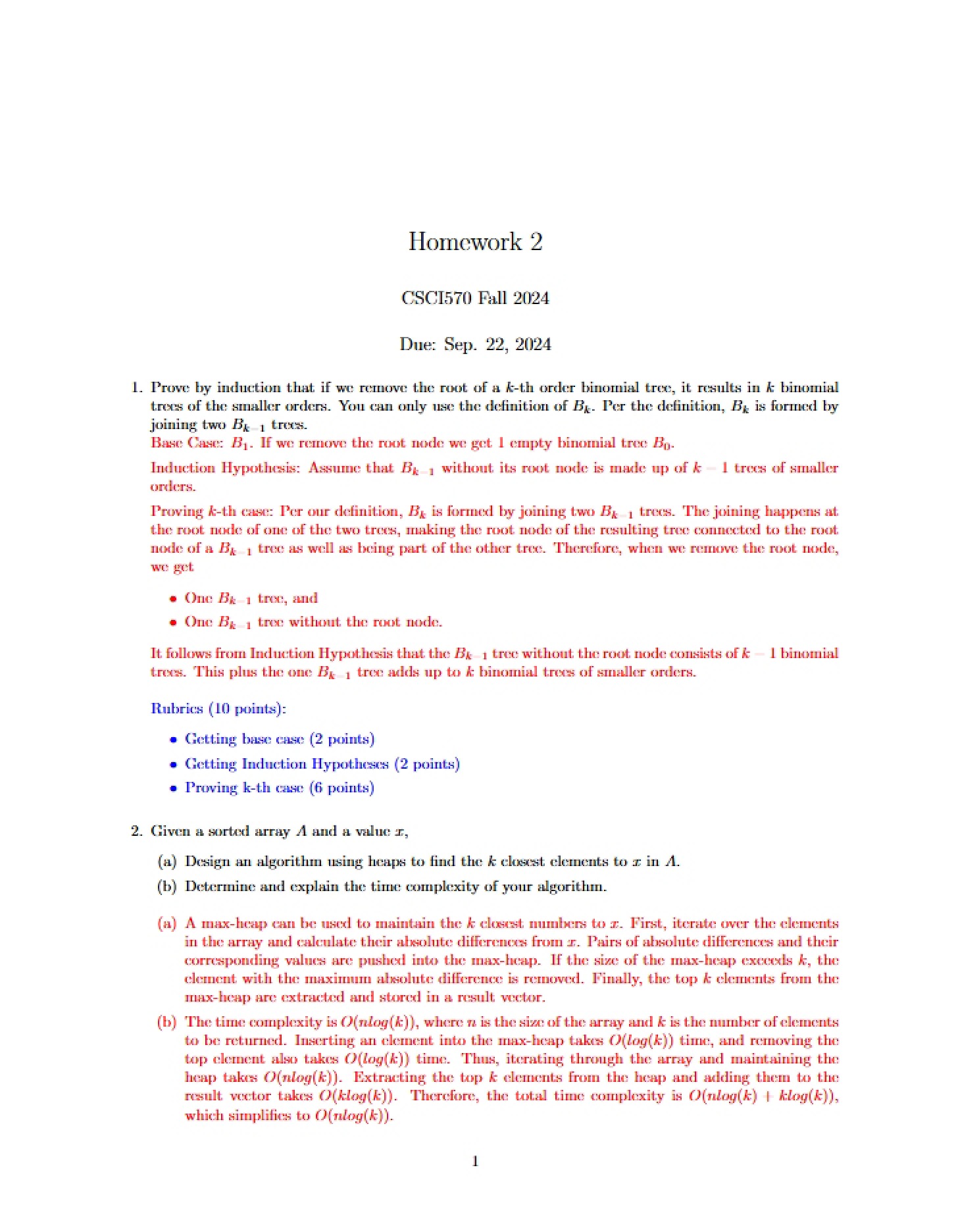 Second Homework