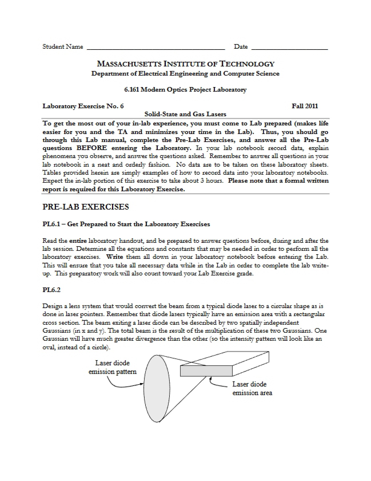 Gas and Solid-State Lasers
