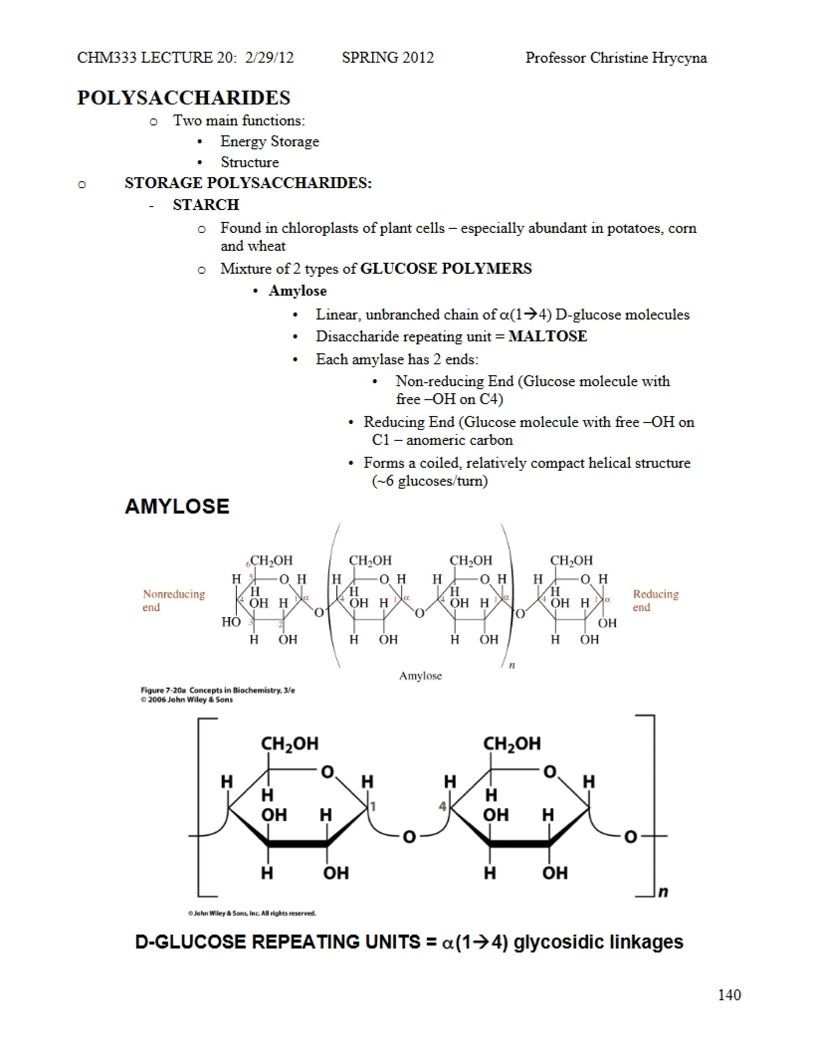 Class Notes - 8 Pages
