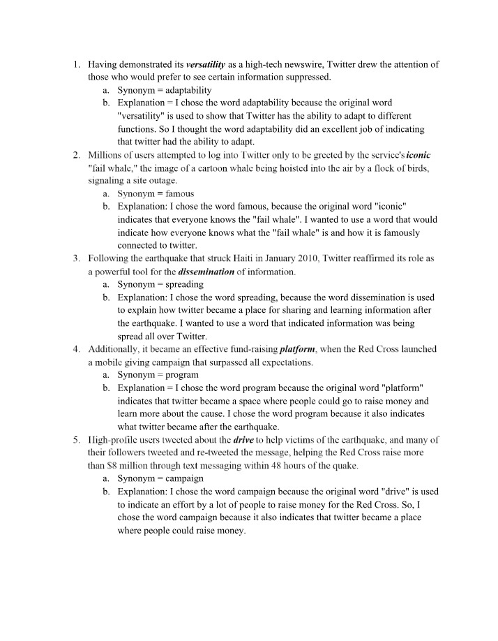English Miscellaneous Document 1