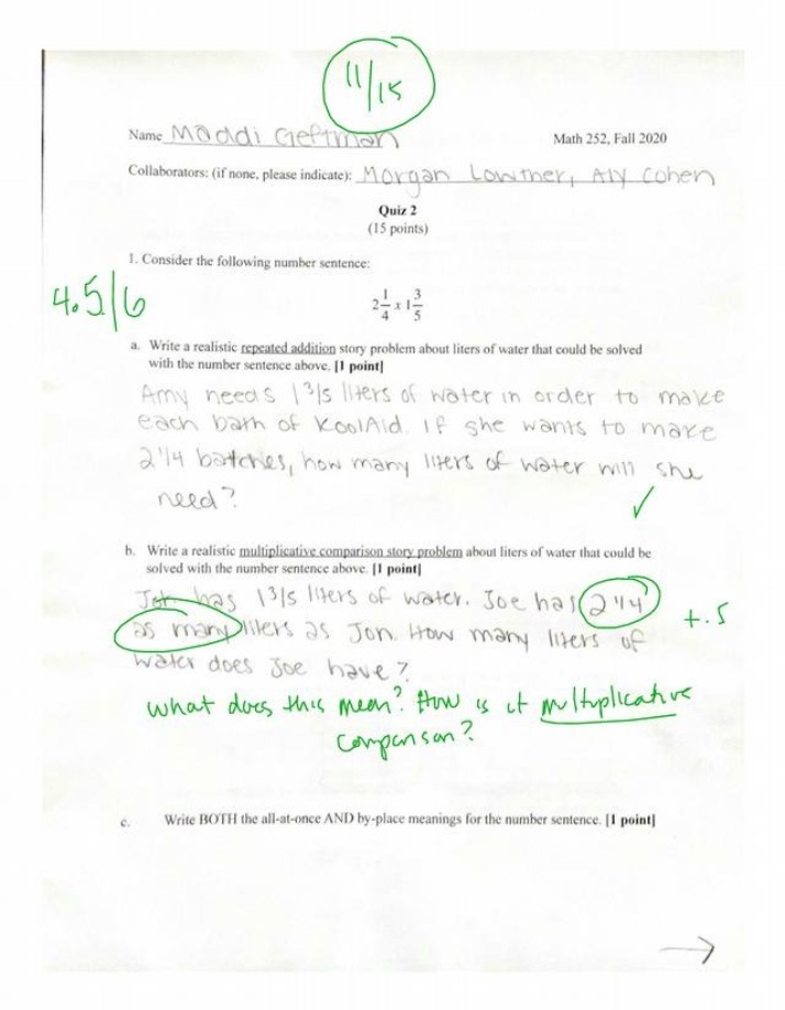 Quiz 2 - Math 252 Fall 2020