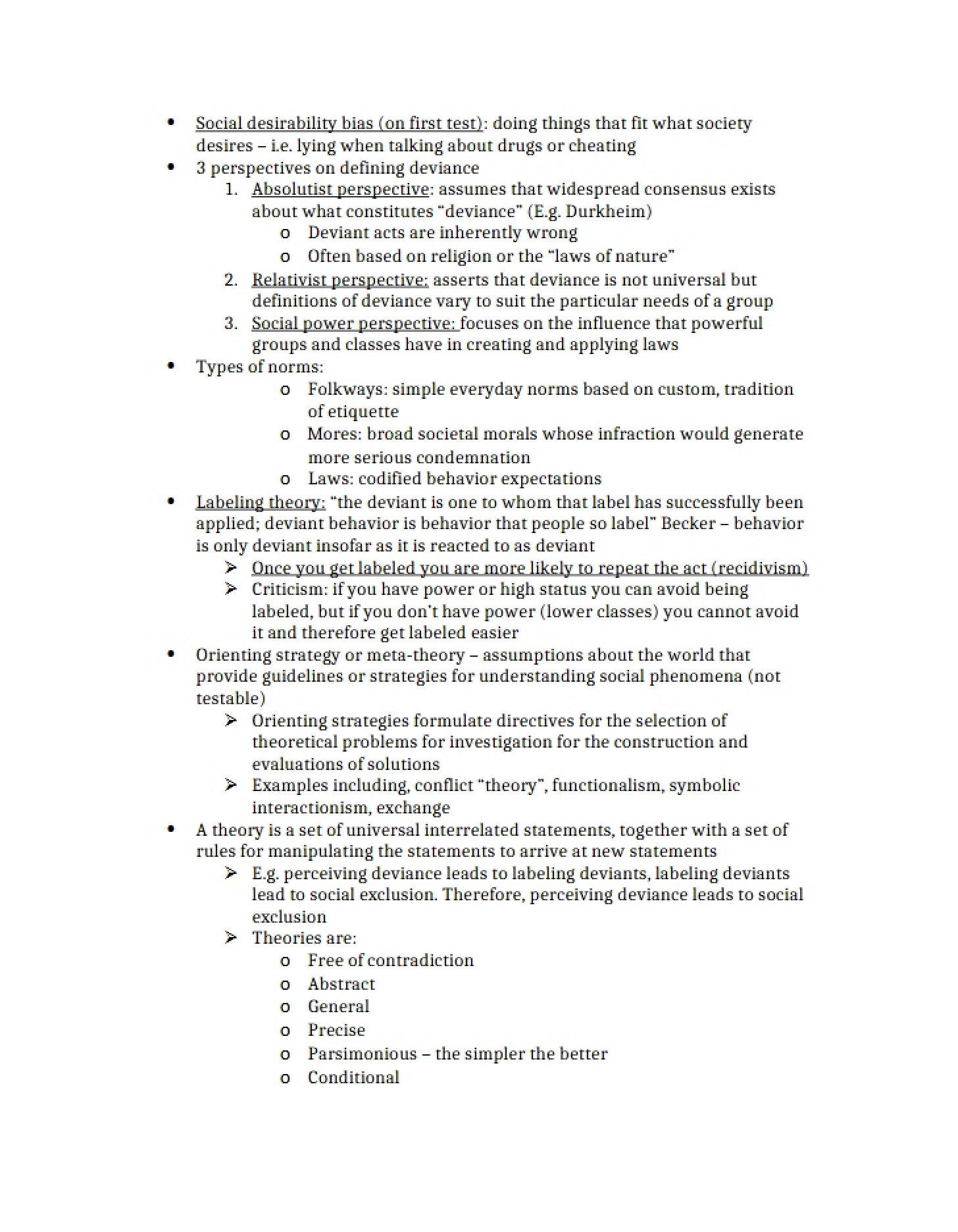 Bias of Social Desirability