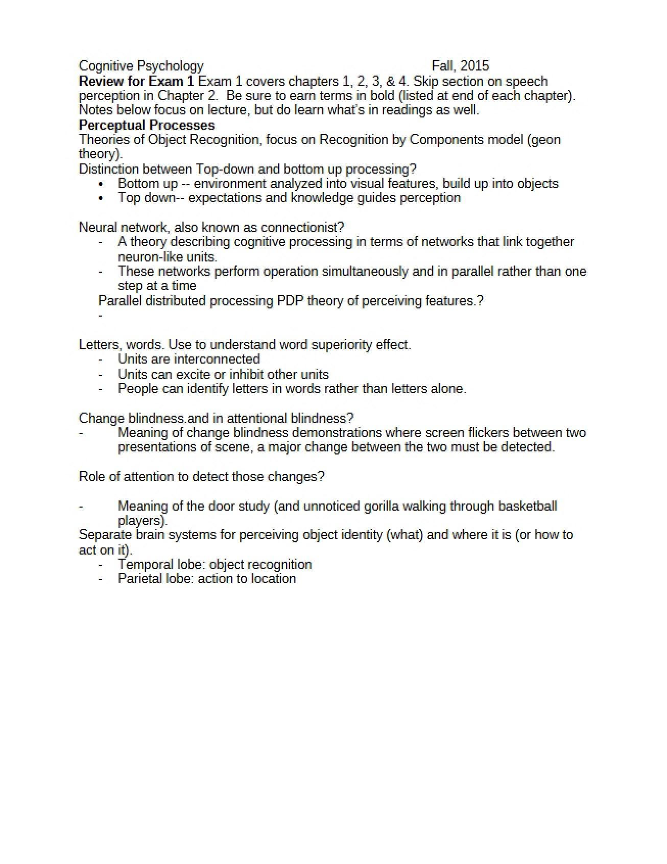 Foundational Concepts in Cognitive Psychology