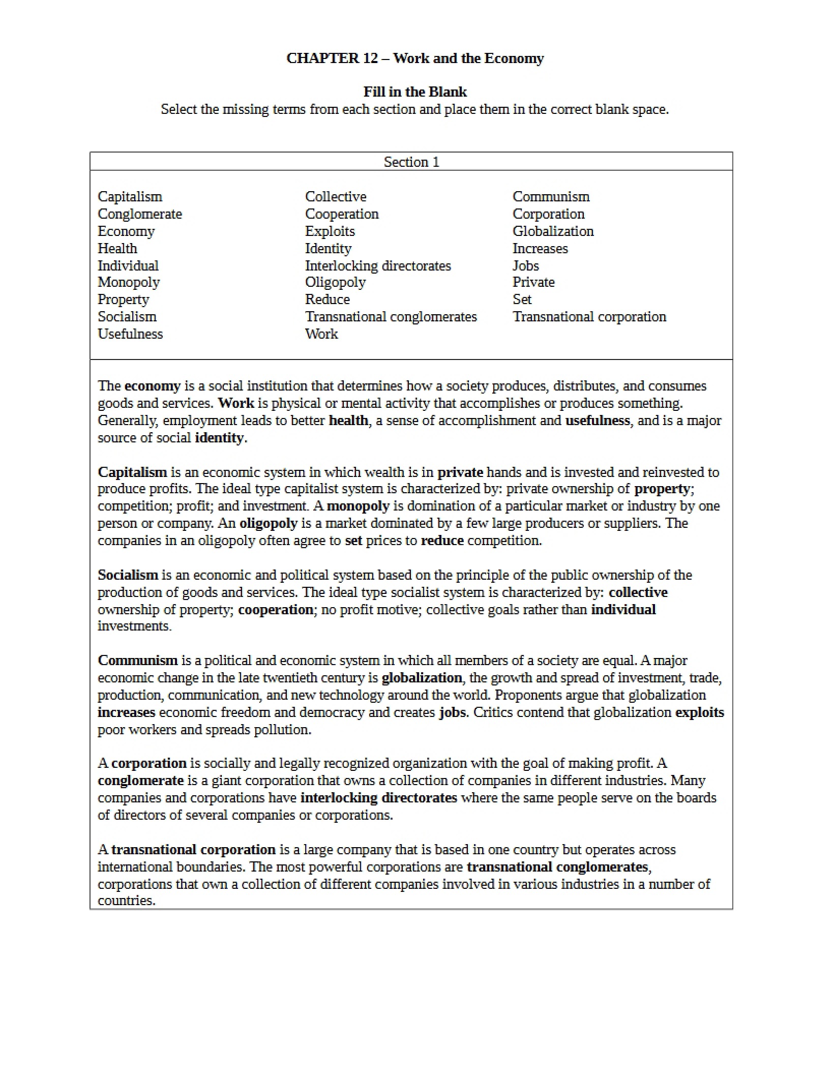 Sociology References (1)