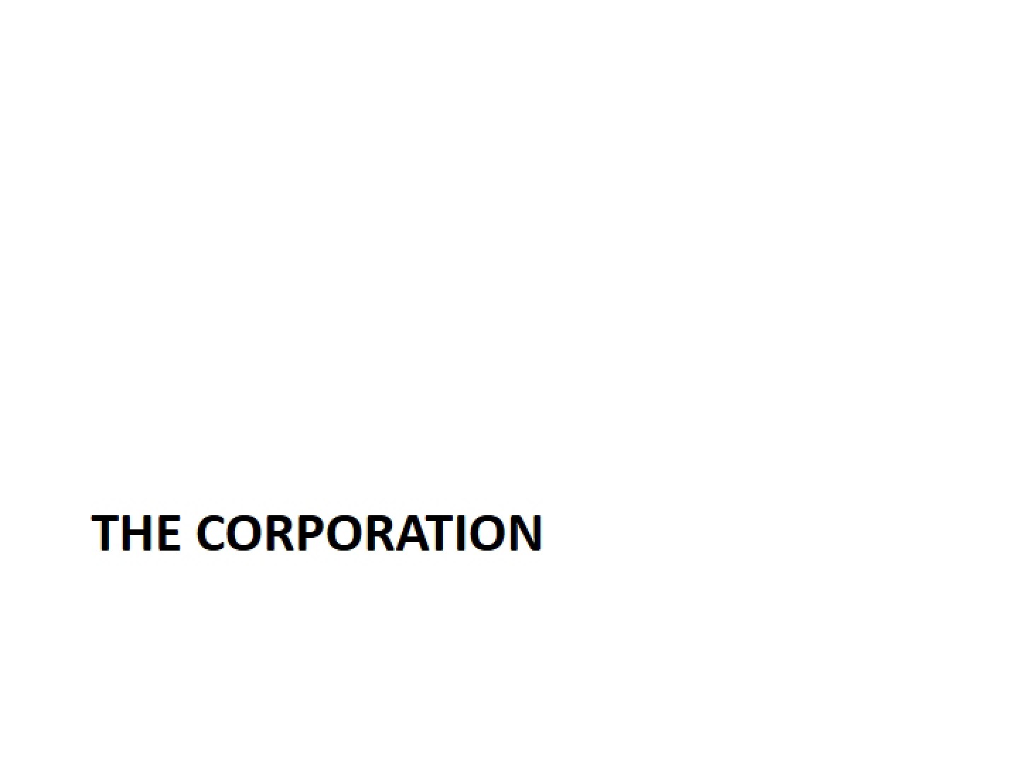 Corporate Structure