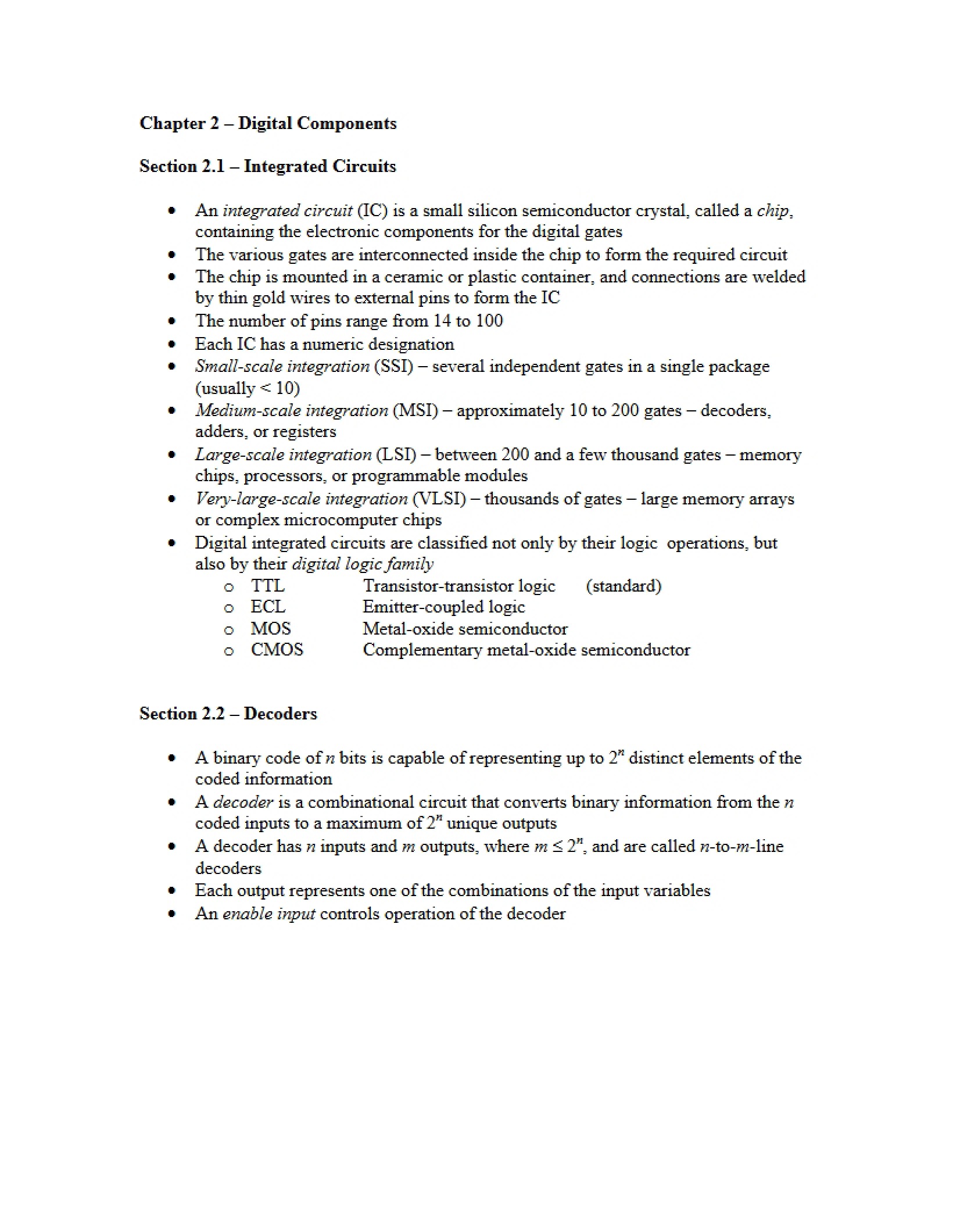 Chapter 2 Computer Architecture