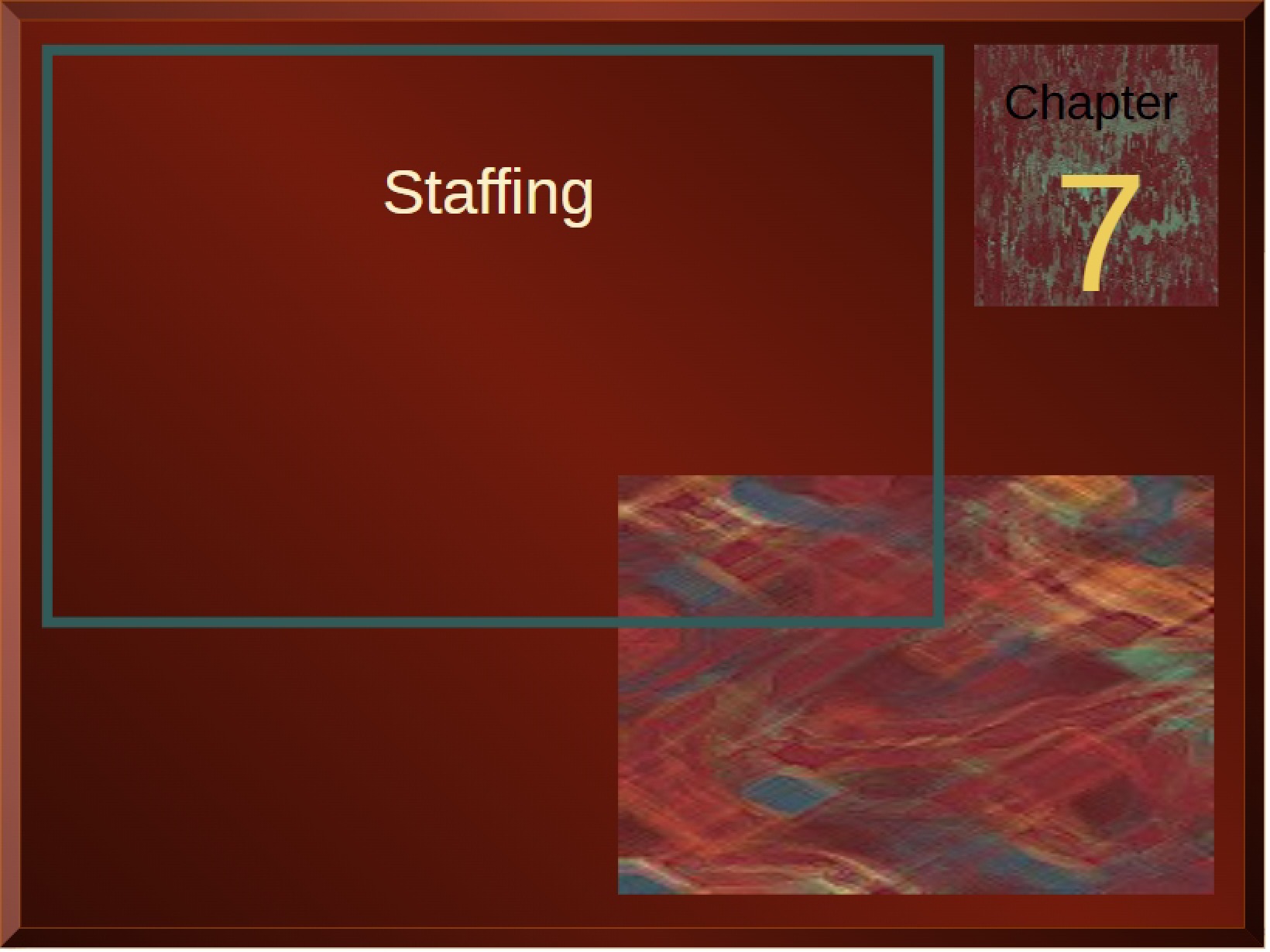 Staffing (Chapter 7)