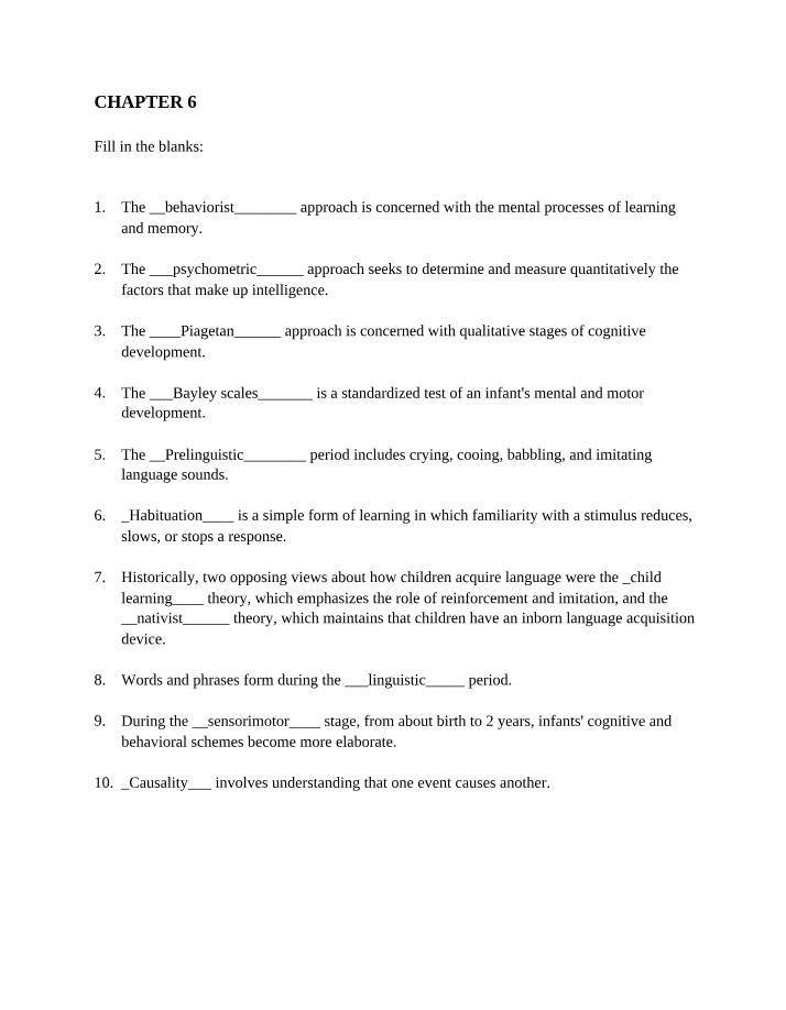 Learning and Development - Stages and Approaches