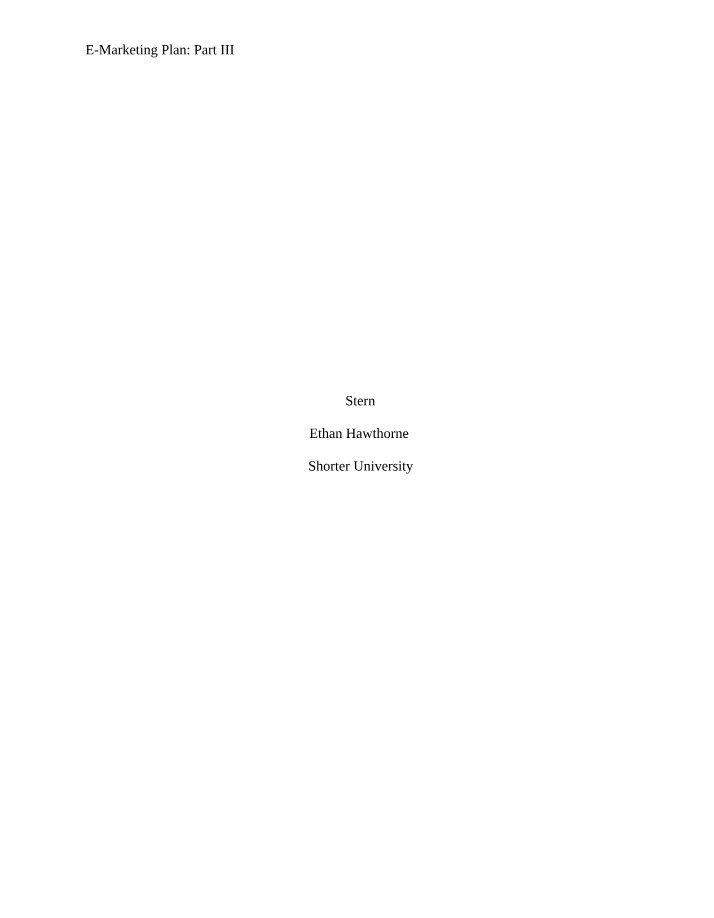 Week Six Assignment - Social Media Marketing
