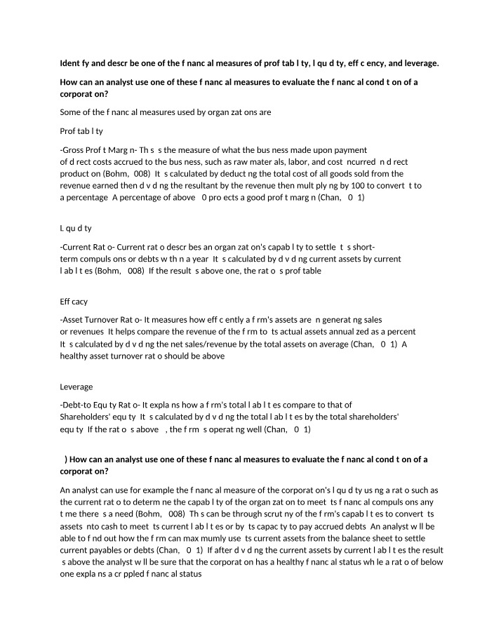 Week 14 DB - Managerial Finance