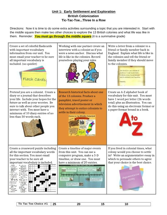 British Colonization - Flashcards and Interviews
