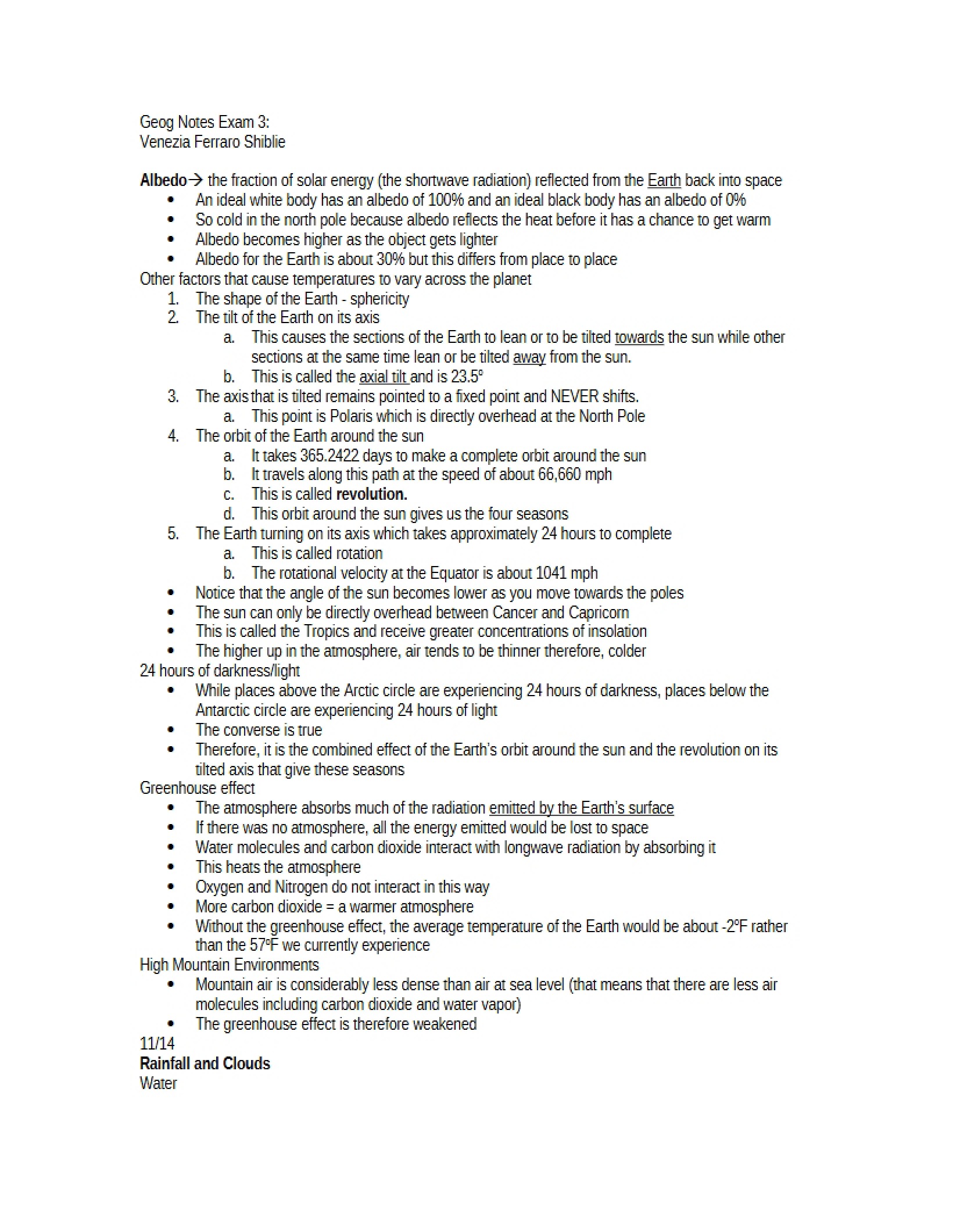 Examination 3