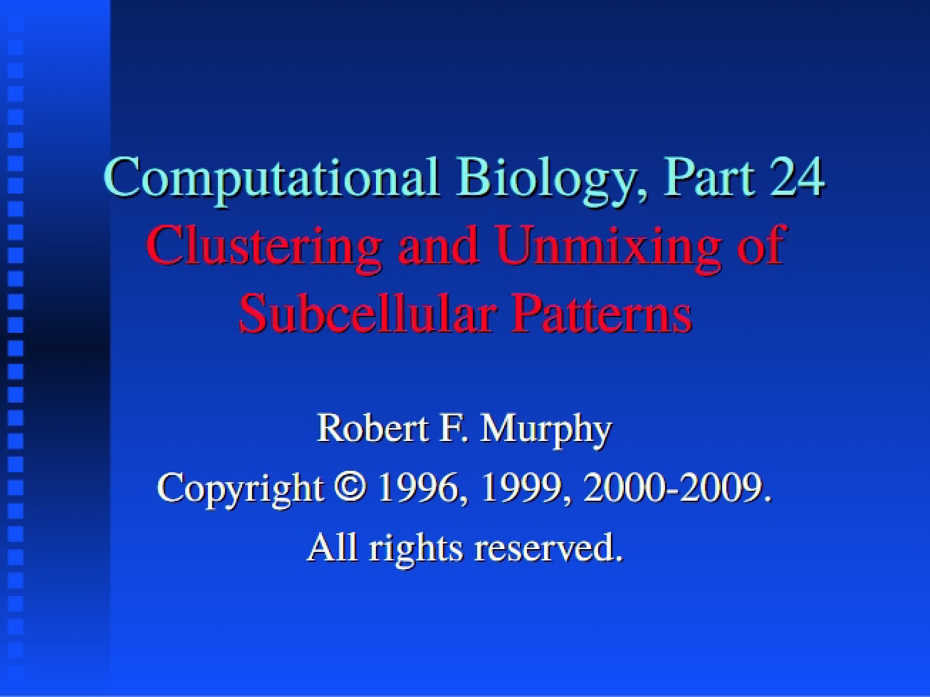 Subcellular Patterns Unmixing and Clustering