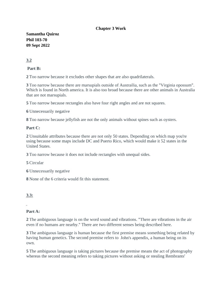Ambiguous Language - Examples and Explanations