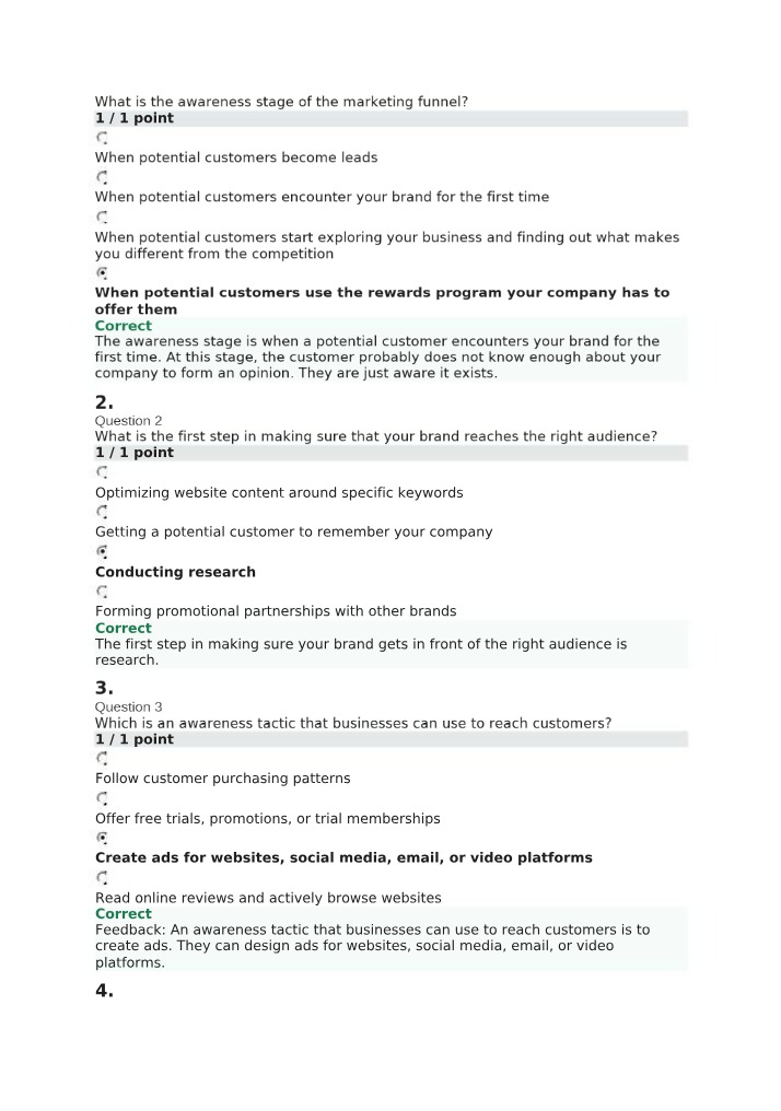 Awareness Stage of the Marketing Funnel