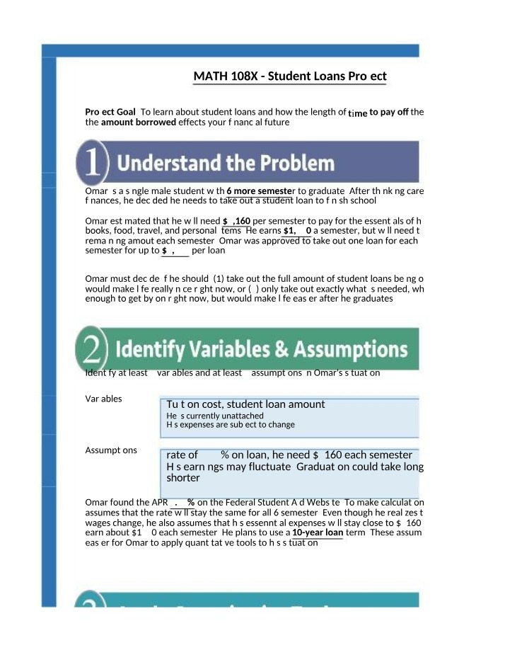 Week 7 Group Assignment - MATH108X
