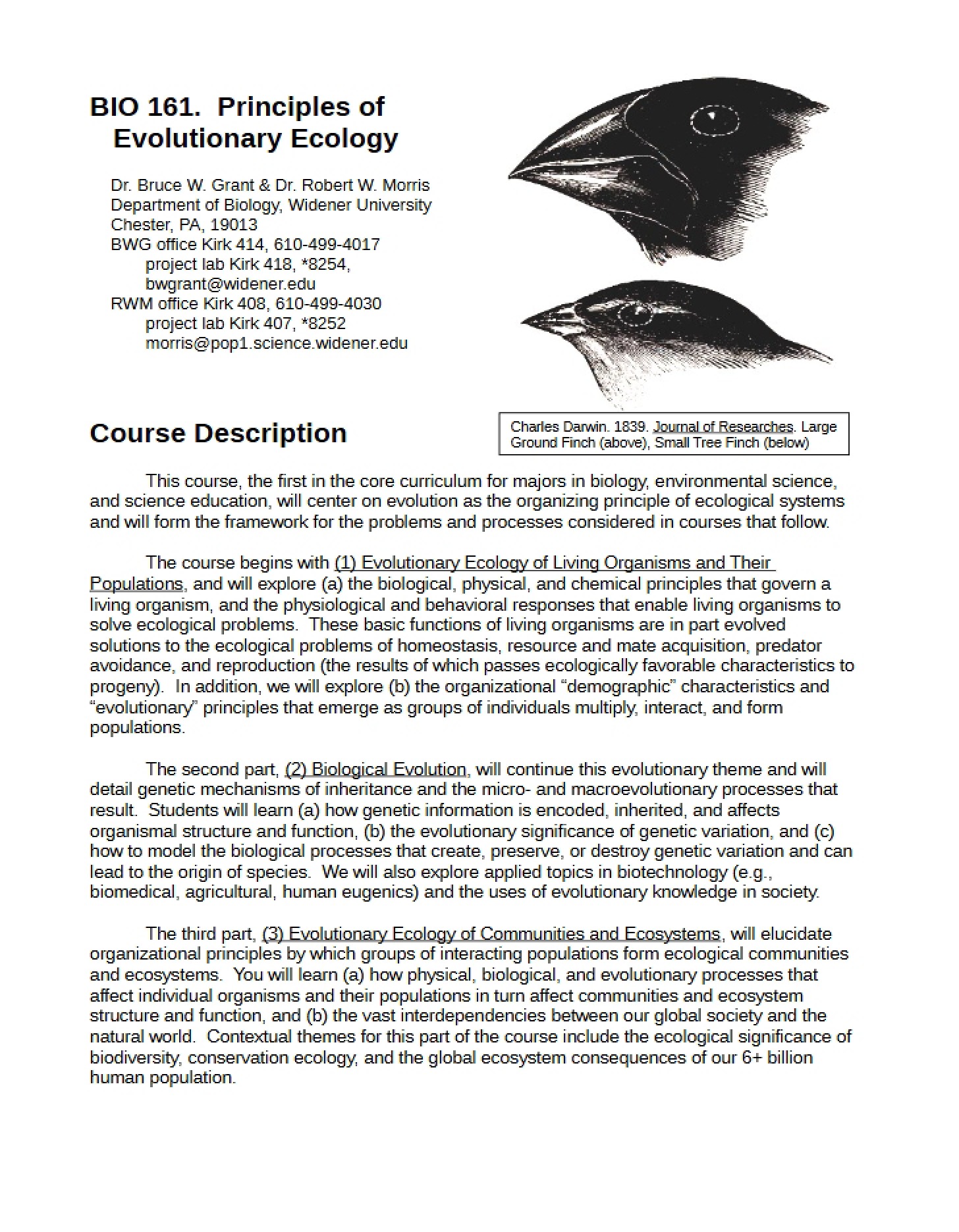 Course Syllabus
