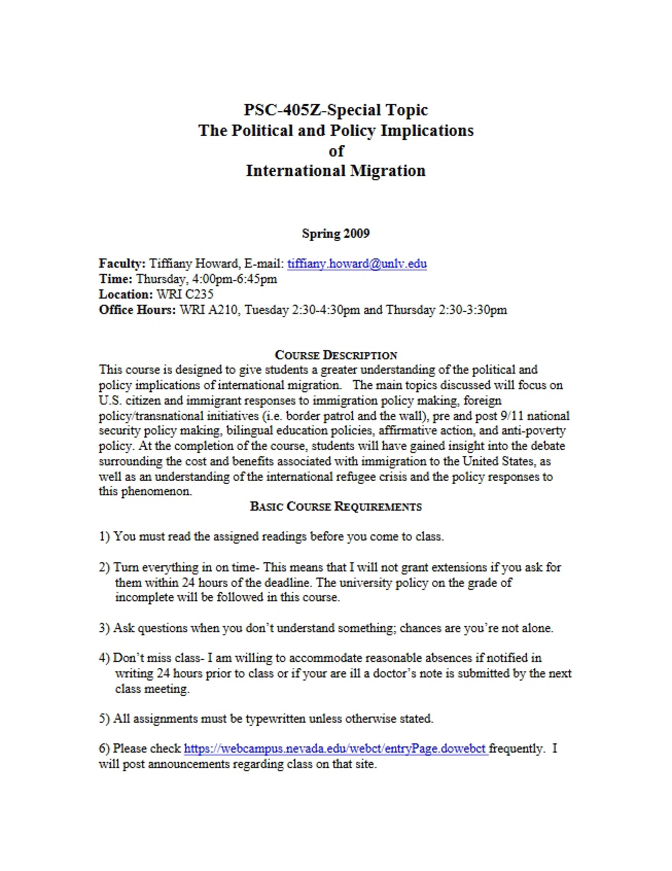 Policy Implications and Politics