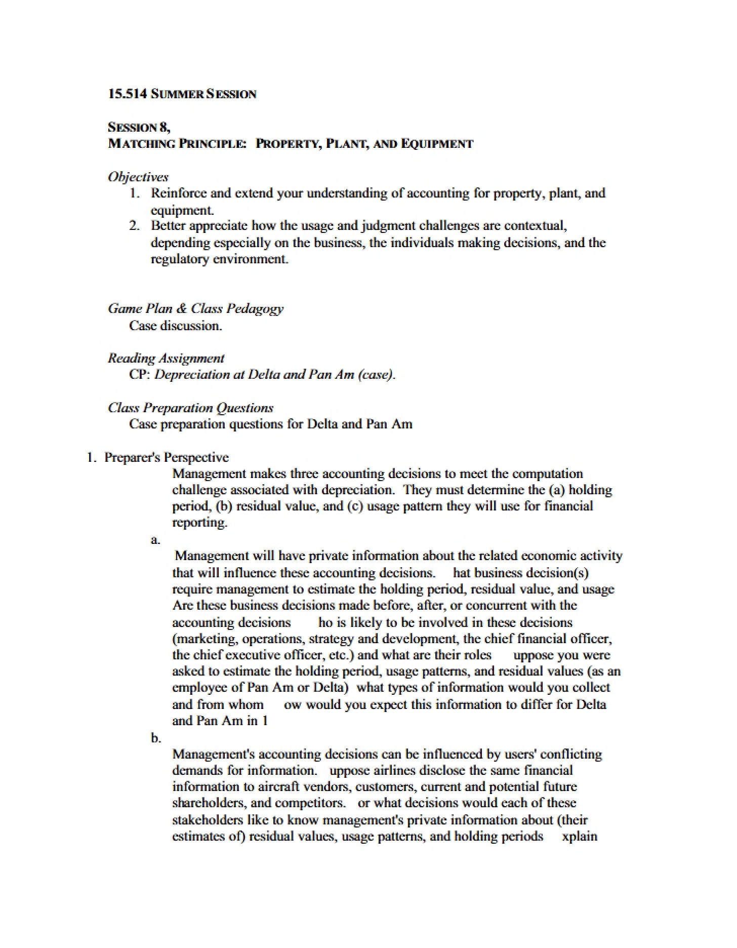 Accounting Consequences (Economic)