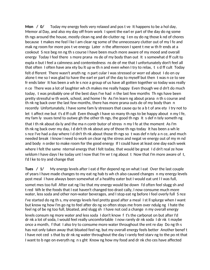 Week 4 Journal