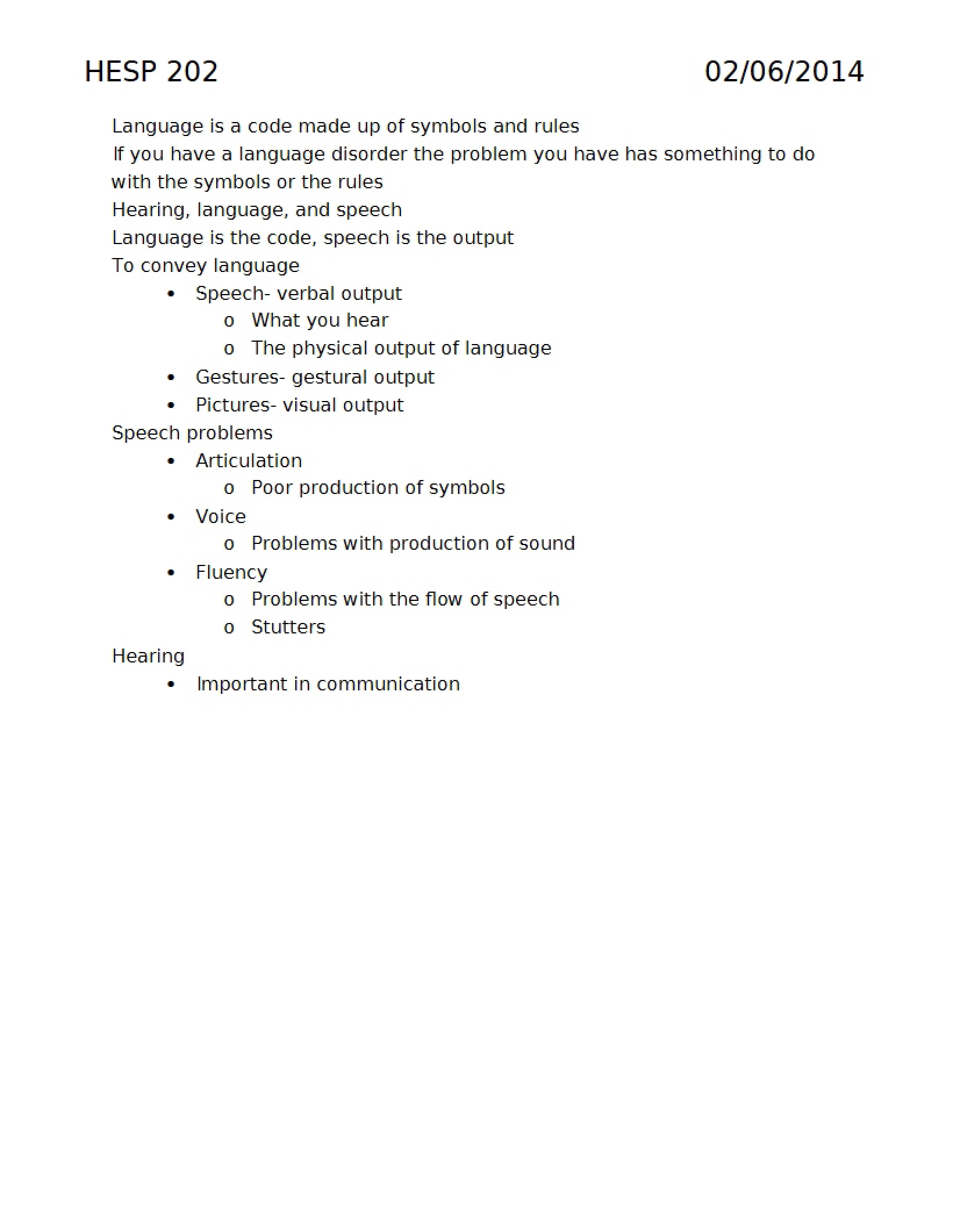 Language Concepts