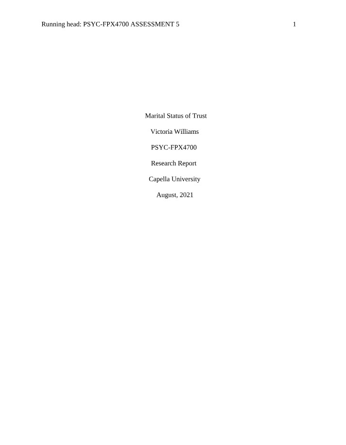 PSYC-4700 Assessment 5 - Victoria Williams