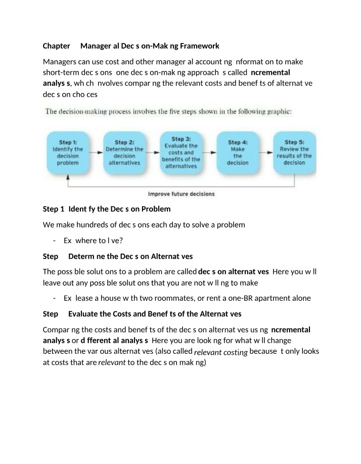 ACCT 2302 - Chapter 7 Notes