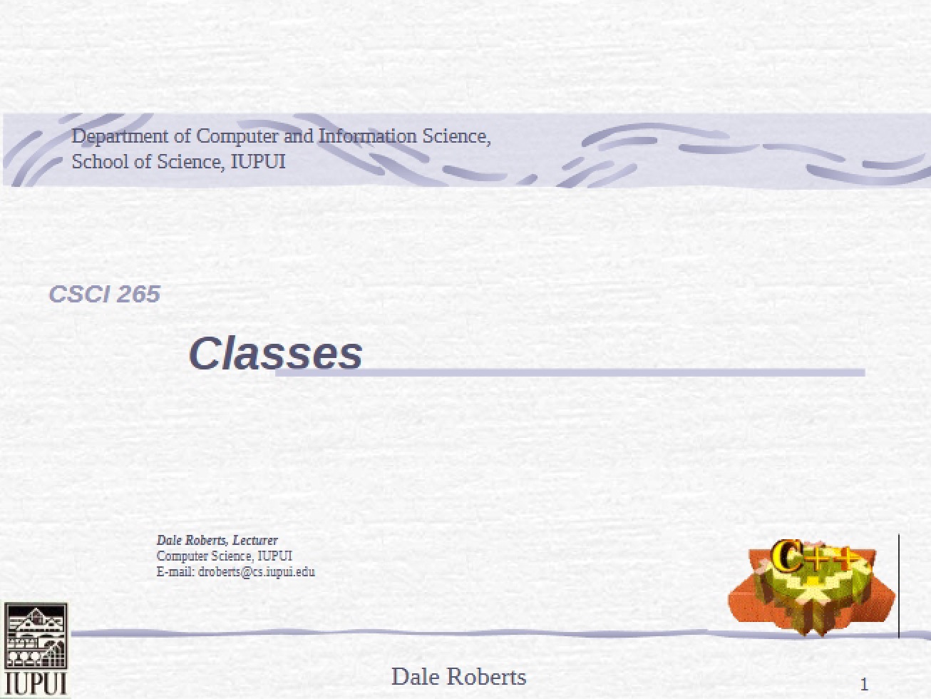 Advanced Programming Classes