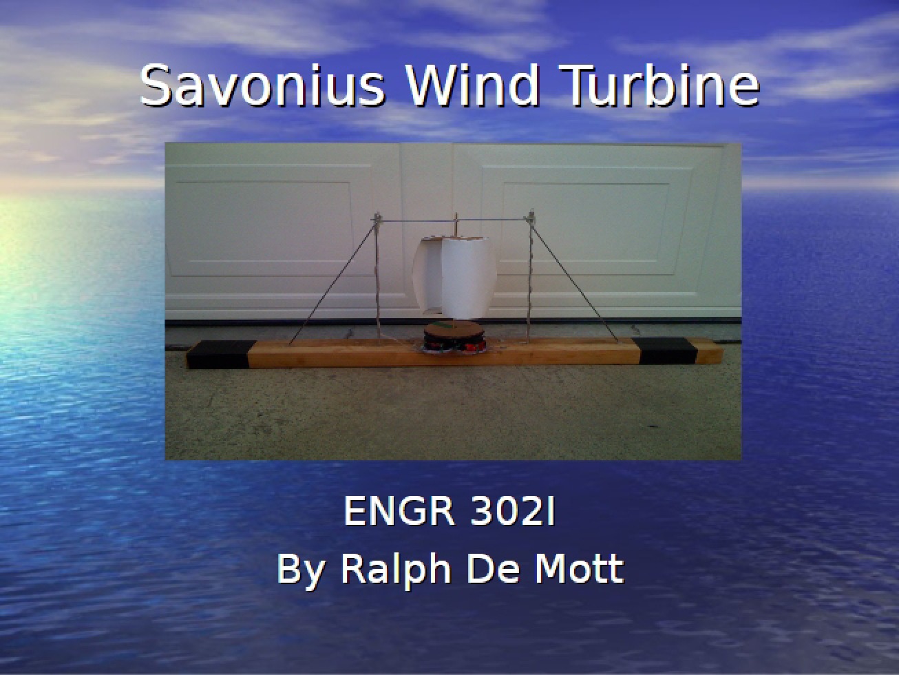 Wind Turbine (Savonius)