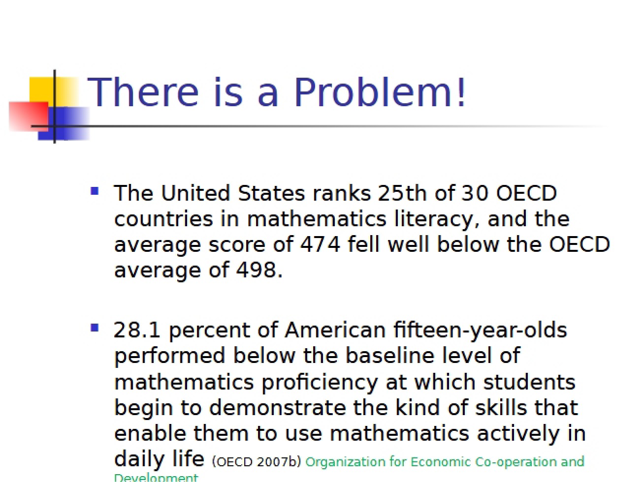 There Is A Problem Analysis