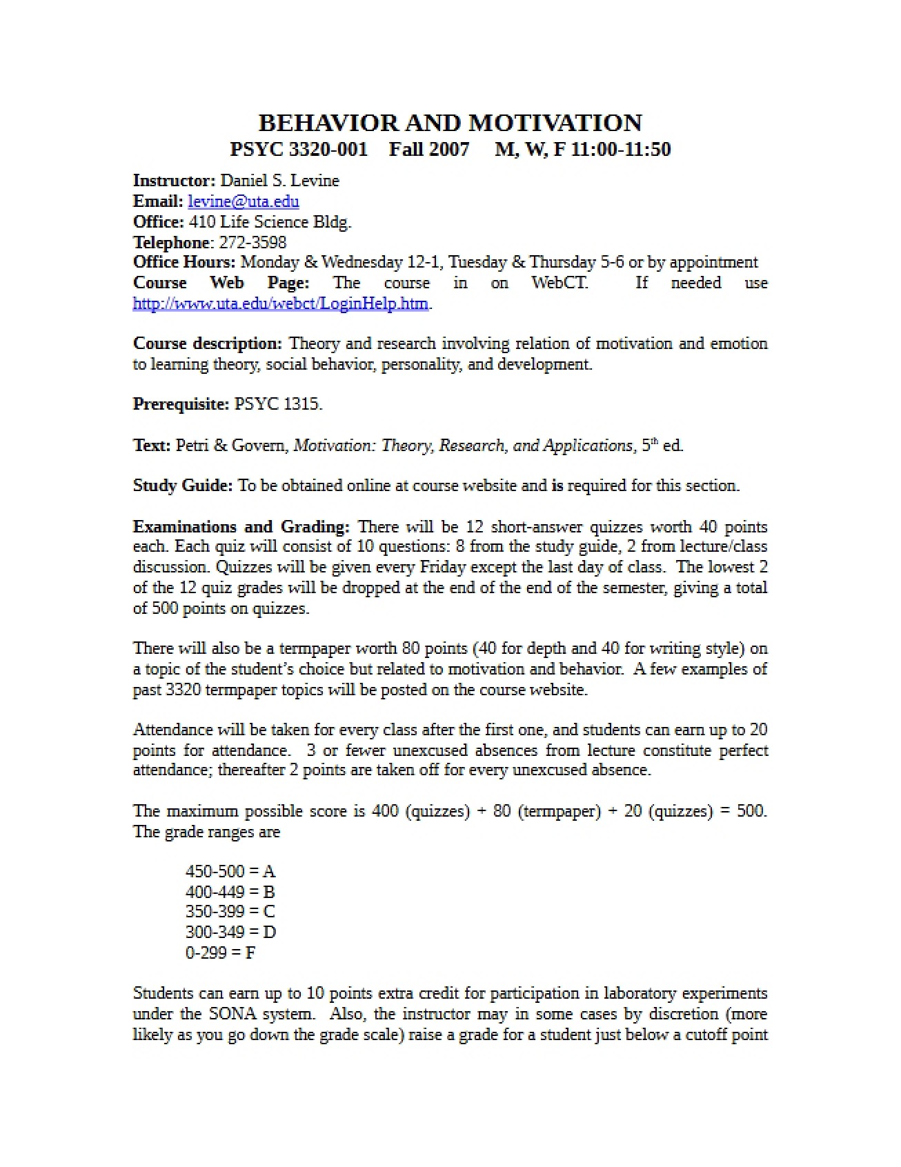 Syllabus GG