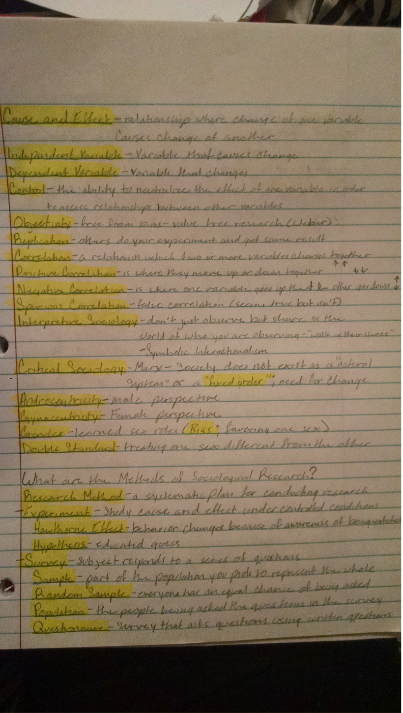 Introduction to Sociology Notes