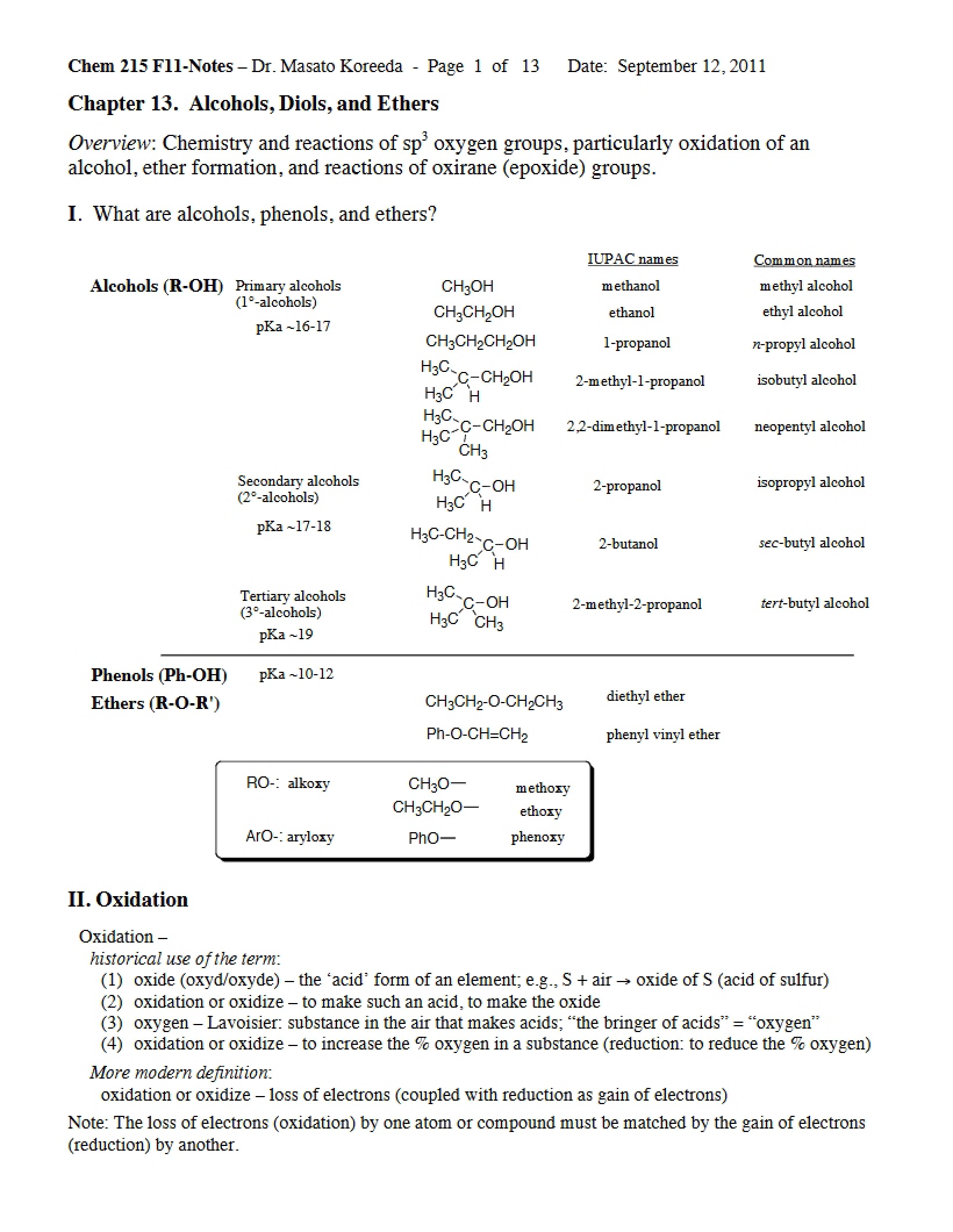 Course Notes