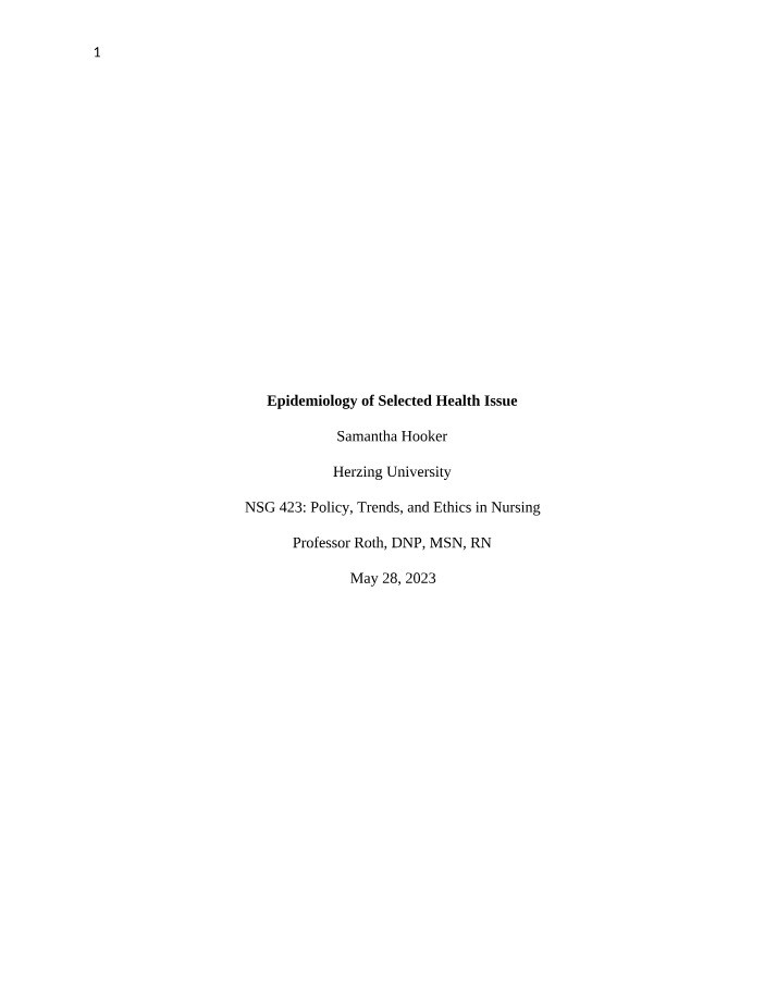 Epidemiology of Anxiety and Depression in the United States