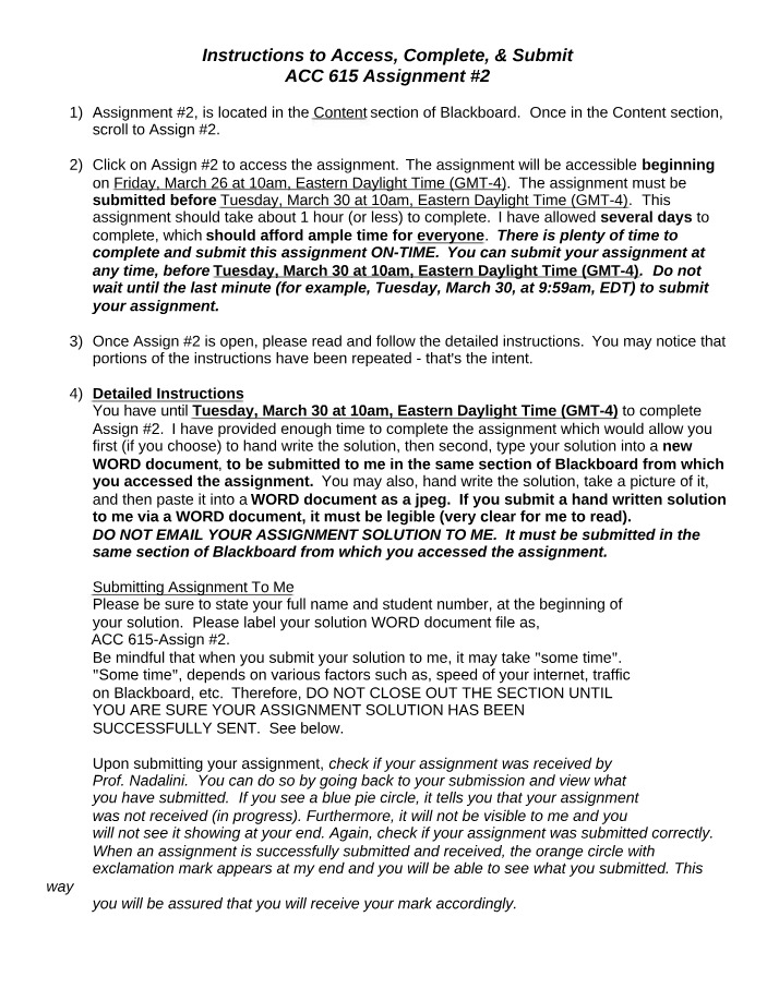 ACCT 4259 Assignment 2 Instructions