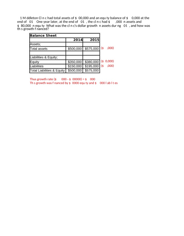 Accounting Exercises and Their Solutions