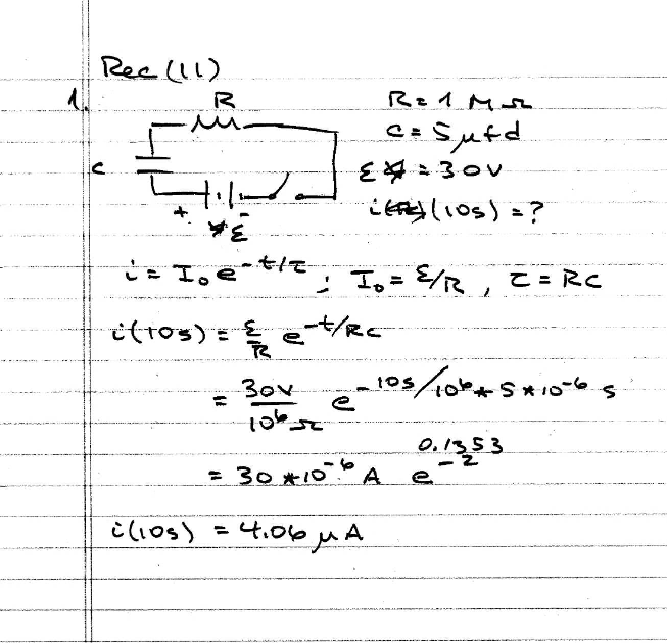 Recitation Seven Solutions