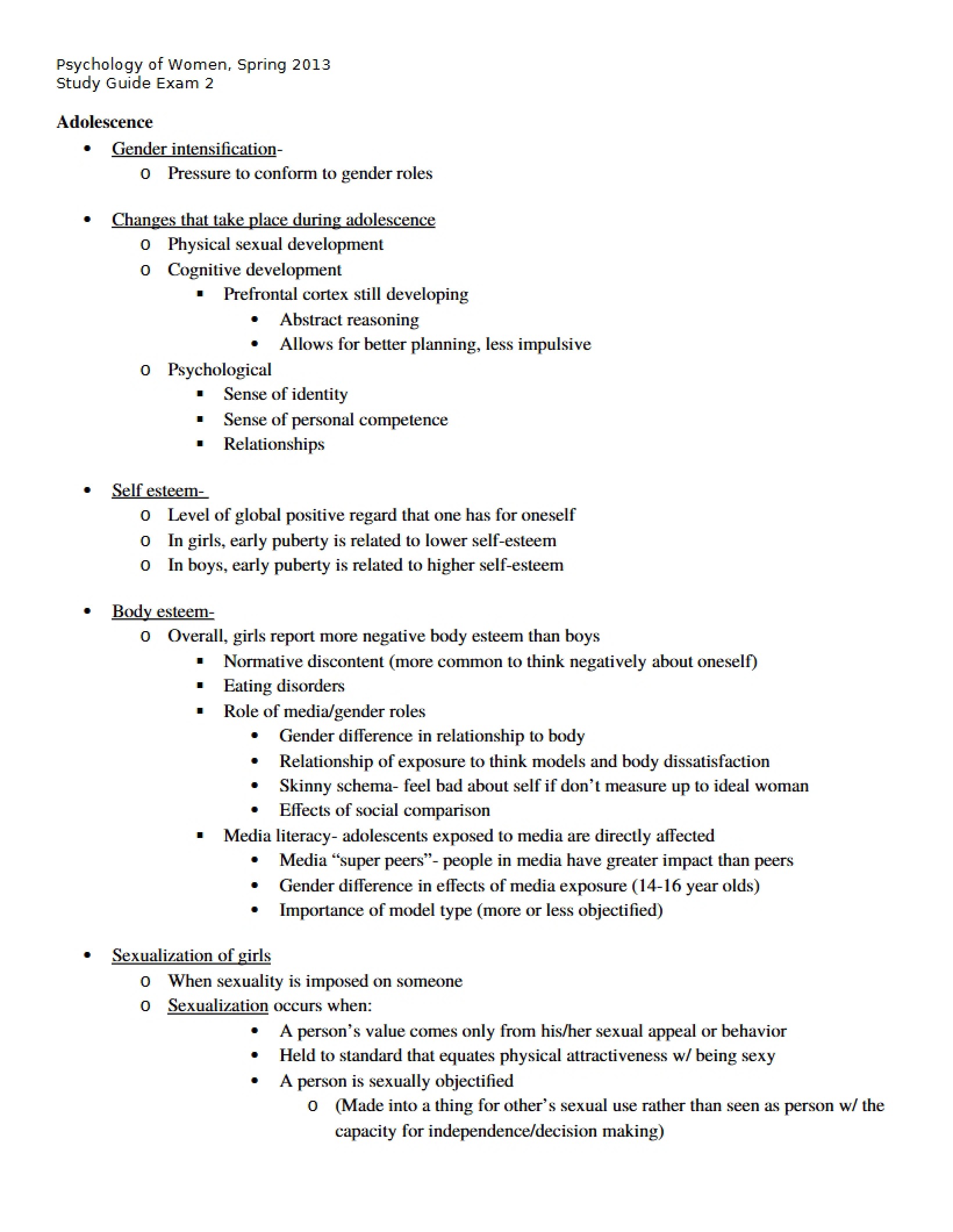 Second Examination